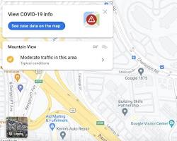 Image of Google Maps reviews section on computer