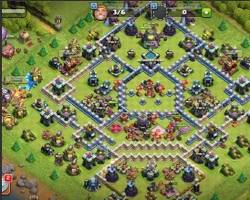 Clash of Clans 14. Seviye Köy Düzeni  Karma resmi