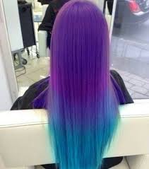 Résultat de recherche d'images pour "dégradé de violet cheveux"