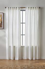 Anthropologie Relaxed Linen Curtain | ModeSens