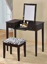 Zebra vanity set with bench Sydney