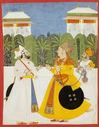 Maharaja Bhim Singh Receiving Maharaja S - Artist Christies Artist ...