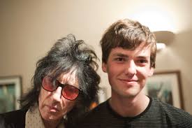 John Cooper Clarke with Danny Carroll from RTE 2XM - john2