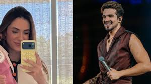 Tá crescendo! Filha de Luan Santana rouba a cena ao surgir enorme no colo da mãe