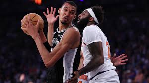 Watch Wemby Take Shots From Knicks' Mitchell Robinson, Alvarado in Videos During NBA Finals Game 4