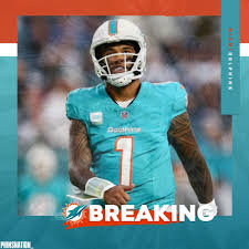 The Dolphins are downgrading Tua to doubtful for Sundays game against Cleveland with a hip injury, per @adamschefter. Tua is pushing to play if he can’t Huntley will start. Tough blow. - Follow @phinsnation__ for more!