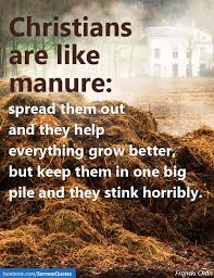 Christians are like manure - Sermon Quotes via Relatably.com