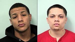 Springfield Police Department photoDennis Ramos Diaz, left and Armando Olivares were charged Tuesday with the November murder of Reality Shabazz Walker. - 9388467-large