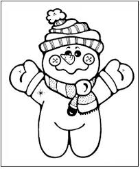 Image result for coloring book snowmen