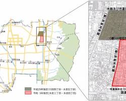 東大阪市 工業地帯の道路の画像