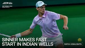 Jannik Sinner Dominates at Indian Wells, Eyes First Title