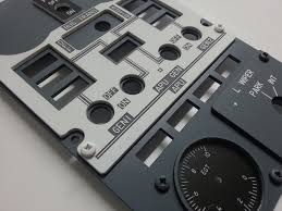 Overhead Power Source Panel (white) - Cockpit Sim Parts LTD
