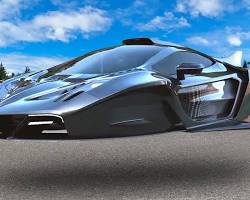 Image of Flying Car Futuristic Car