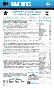 Miami Marlins game notes for September 18, 2026