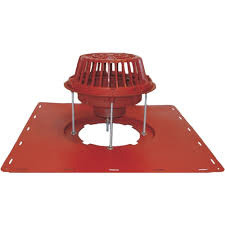 Mifab R1203-JD-STR Large Sump Roof Drain, 3 in. Outlet, Poly ...