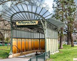 Gambar Hector Guimard Paris Metro entrance