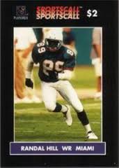 Phonecard: Randal Hill (WR Miami Dolphins Football) Card #126 ...