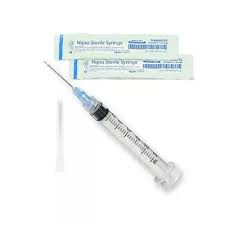 Nipro Luer Lock Syringes with 22G x 1" Needles - 3 mL - 10 or ...
