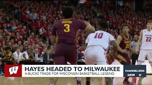 Nigel Hayes waived by Bucks after being traded to Milwaukee earlier in day