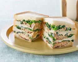 ほうれん草とツナのミルフィーユ