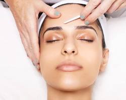 Image of person getting a dermaplaning treatment