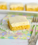 Lemon cake bars