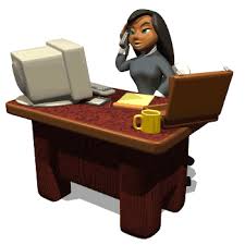 Resultado de imagen para GIF ANIMADOS de oficinistas