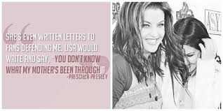 Lisa about Priscilla&#39;s book - Priscilla Presley and Lisa Marie ... via Relatably.com