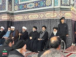 حضور داماد و فرزندان رهبر شهید در مشهد + عکس
