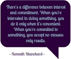 Kenneth Blanchard Quotes Commitment. QuotesGram via Relatably.com