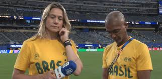Fernanda Gentil diminui polêmica com Romário: 'Não foi a intenção'