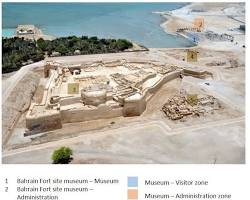 aerial view of Qal'at alBahrain