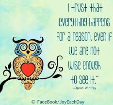 Everything happens for a reason quote via www.Facebook.com ... via Relatably.com