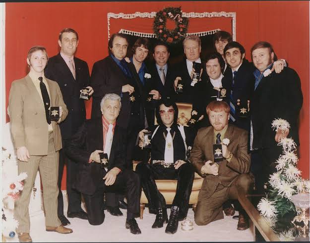 In late December 1970, Elvis and his friends from the Memphis ...