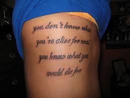 meaningful tattoos quote for men | Tattoos | Pinterest ... via Relatably.com