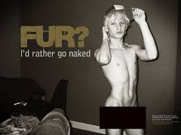 Image result for peta "rather go naked"