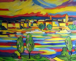 Neuwied am Rhein - Bild \u0026amp; Foto von Christoph Dames aus Acryl ...