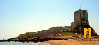 Festung und kleine Insel von Sancti Petri. Denkmäler in Chiclana