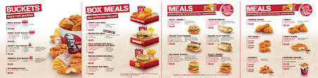 Image result for KFC Menu