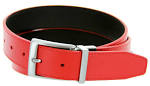 Mens red belt