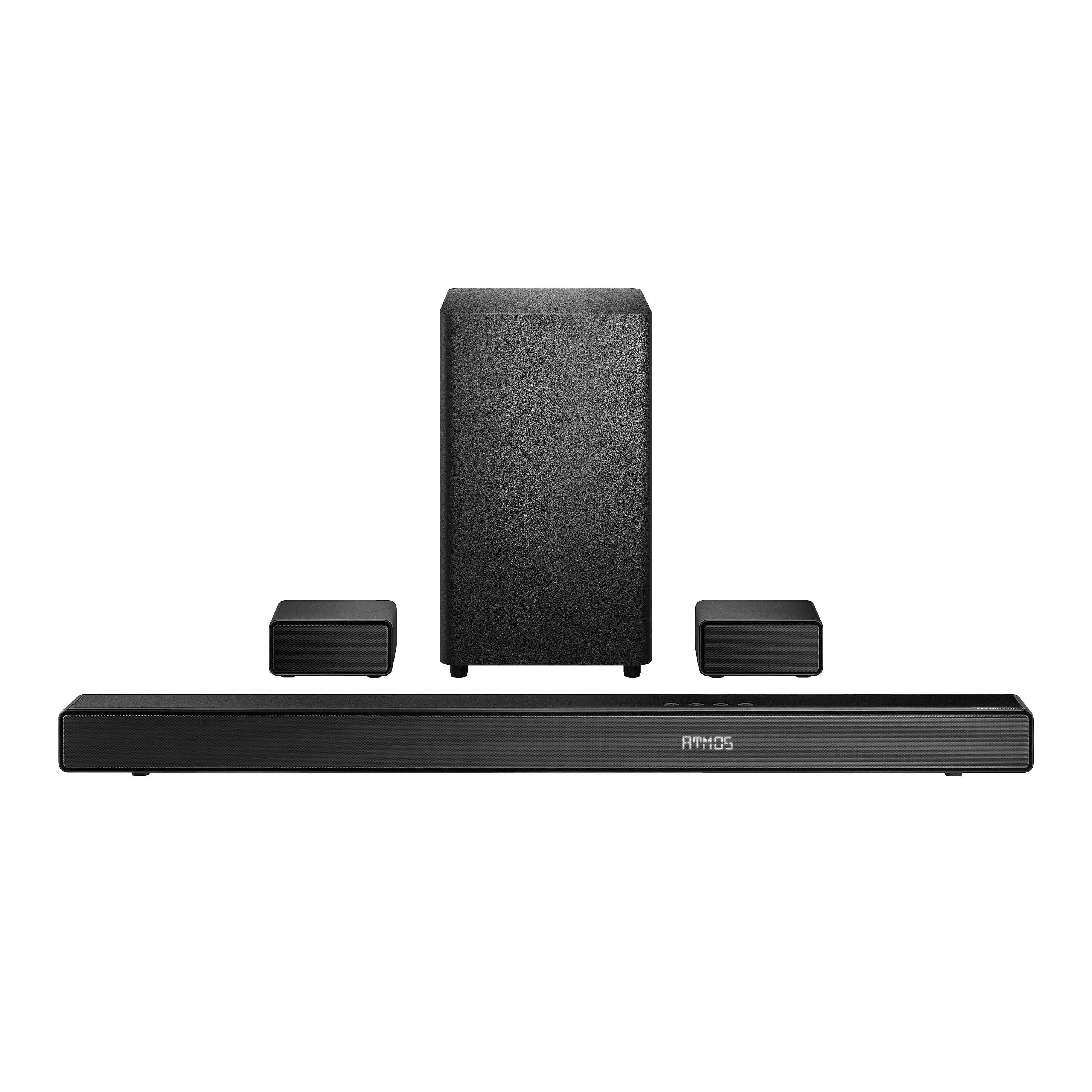 Insignia 5.1.2 Channel Home Theater Soundbar with Wireless Subwoofer and Rear Speakers