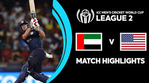 UAE v USA | Match Highlights | CWC League 2