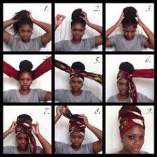 Image result for head wrap tutorial