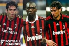 かっこよすぎる…。2007年ACミラン、伝説の英雄5人。セードルフ、カカー、マルディーニ、そして…史上最高の選手たち