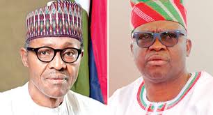 Image result for buhari and fayose