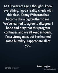 Robert Hughes Quotes. QuotesGram via Relatably.com