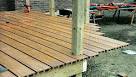 Cutting composite decking