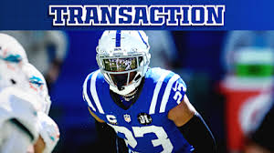 Colts release CB Kenny Moore II, S Nasir Adderley; waive LB John Bullock