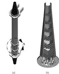 a) An outer hexagonal casing, containing the rod bundle, is ...