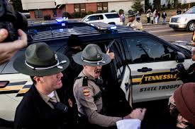 A peaceful anti-ICE march turned ugly when the Tennessee Highway Patrol drove into the crowd, hitting at least three people